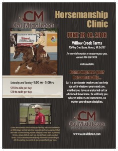 June 18-19, 2016 Clinic Flyer